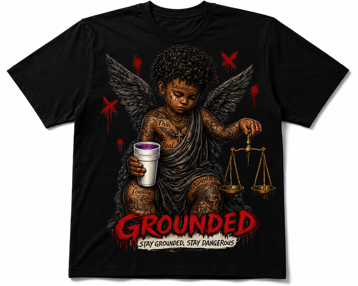 Angel Double Cup T Shirt