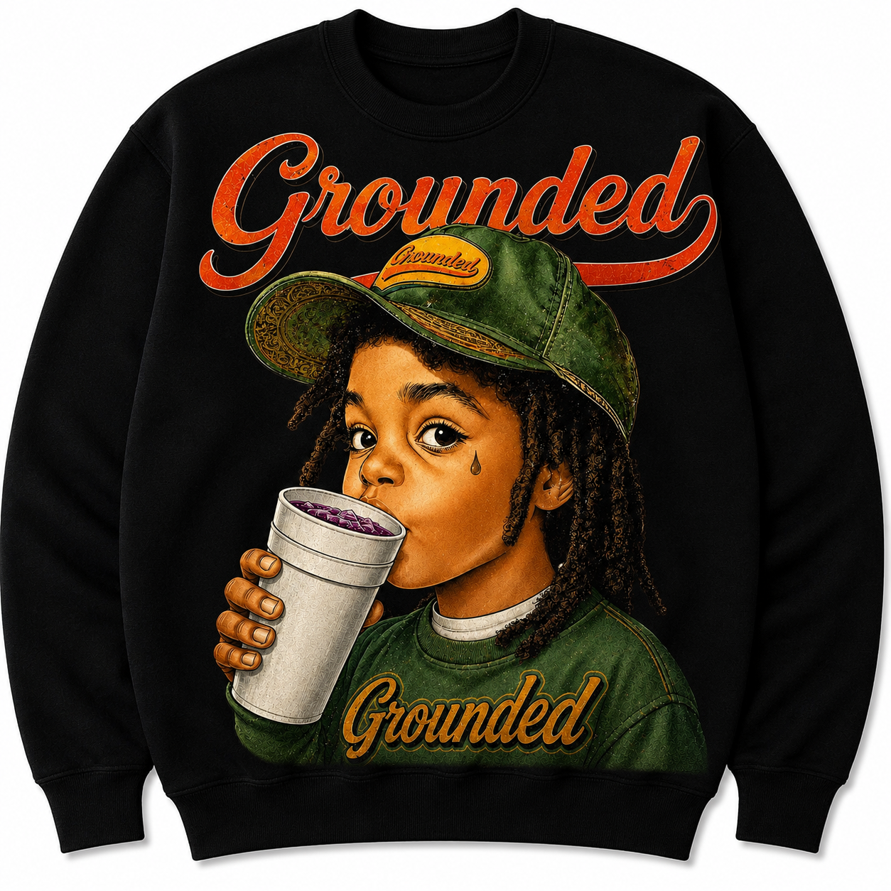 Grounded Double Cup Crewneck